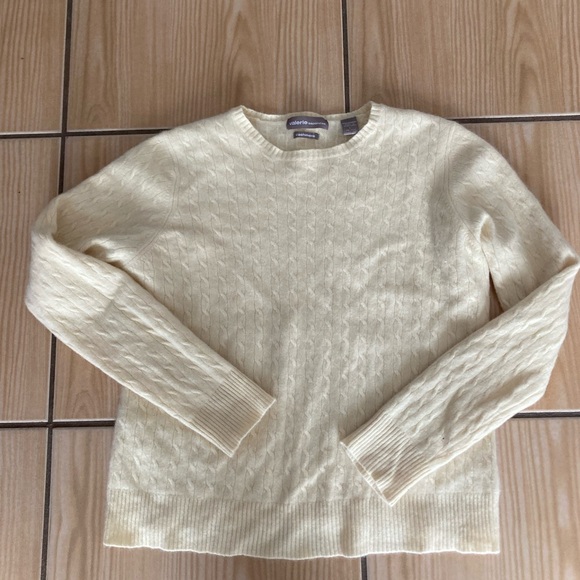 Vintage Valerie Separates100% Cashmere Sweater L - Picture 1 of 4